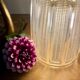 Vintage holophane glass globe lamp