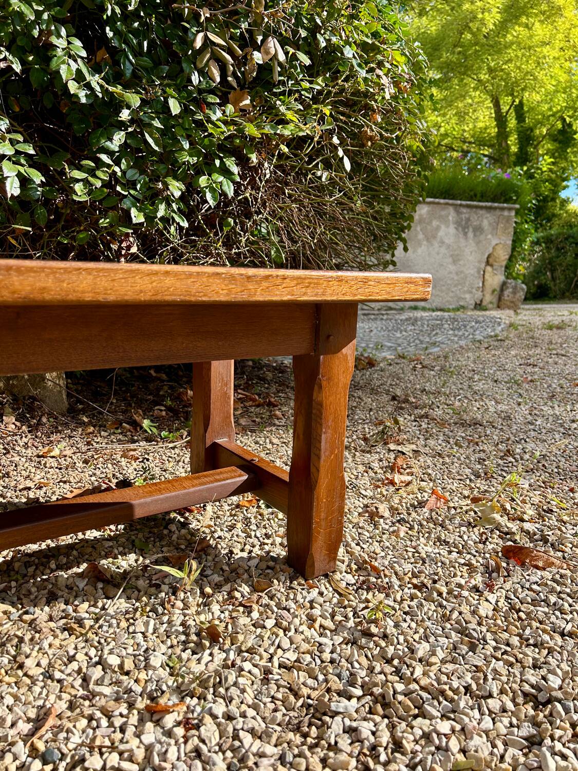 Solid wood coffee table