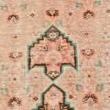 Pale Red & Teal Green Persian Heriz Rug, 288x382Cm