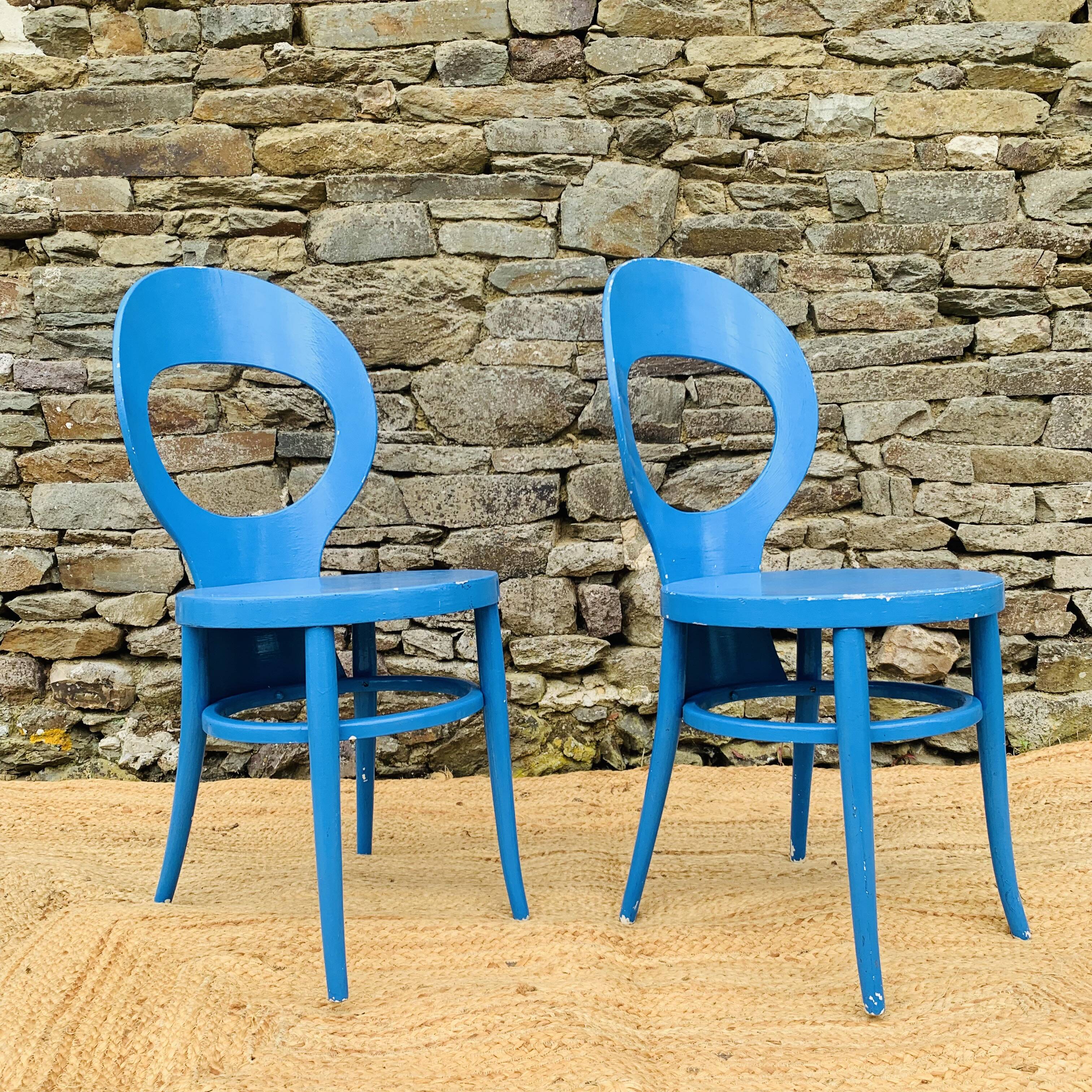 Pair of Baumann seagull model chairs