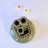 3-branched soliflore vase in handcrafted ceramic