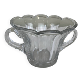 Moulded pressed glass cup