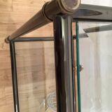 Metal and glass console 1970s