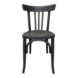 matte black bistro chair with a patina