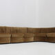 Vintage Italian curved modular sofa 1970s