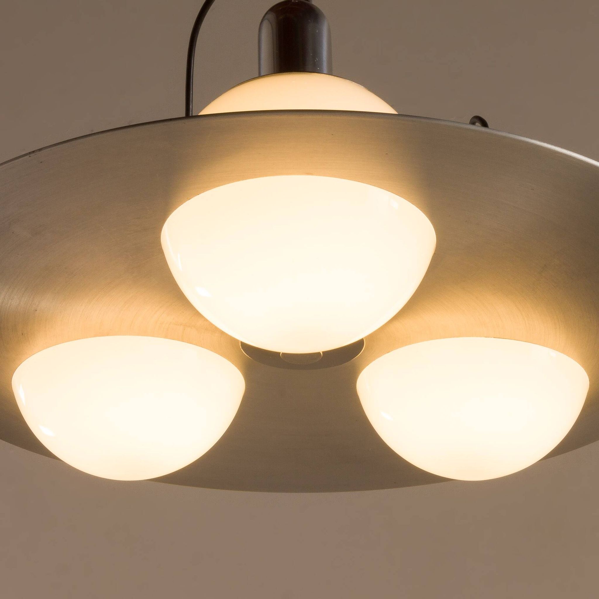 Space Age extra large Italian chandelier, 1970s