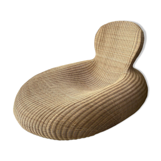 Storvik rattan lounge chair by Carl Ojerstam, 2000s
