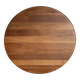 Scandinavian rotating plateau XXXL in teak Dismeg Denmark 1960