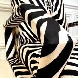 Vintage 50s zebre armchair