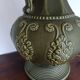 large green ceramic table lamp Bay Kéramik West Germany