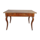Louis XV style table curved legs two drawers and extension cord