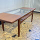 Coffee table Gplan teak & glass