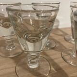 6 verres à liqueur typé absinthe