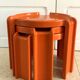 Nesting coffee tables by Giotto Stoppino for Kartell vintage 1970