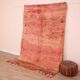Peach Vintage Moroccan 175 x 246 cm, Berber Wool Rug Handmade, Boho Rug