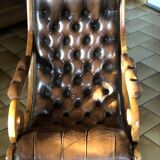 leather armchair
