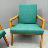 Paire de fauteuils vintage par Jiří Jiroutek pour Interiér Praha, 1960
