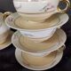 Porcelain coffee service from Limoges, Charles Ahrenfeldt manufacture.