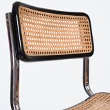 Lot de 2 tabourets de bar Bauhaus en osier