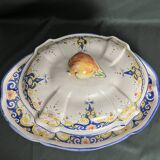 Angoulême Le Renoleau earthenware soup tureen set, 20th century