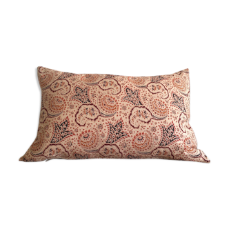 Vintage fabric cushion cover