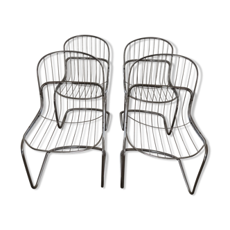 Set of 4 Gastone Rinaldi chairs
