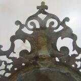 Miroir bougeoir en bronze