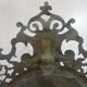Bronze candle holder mirror