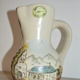 Ceramic pitcher signed Cazalas