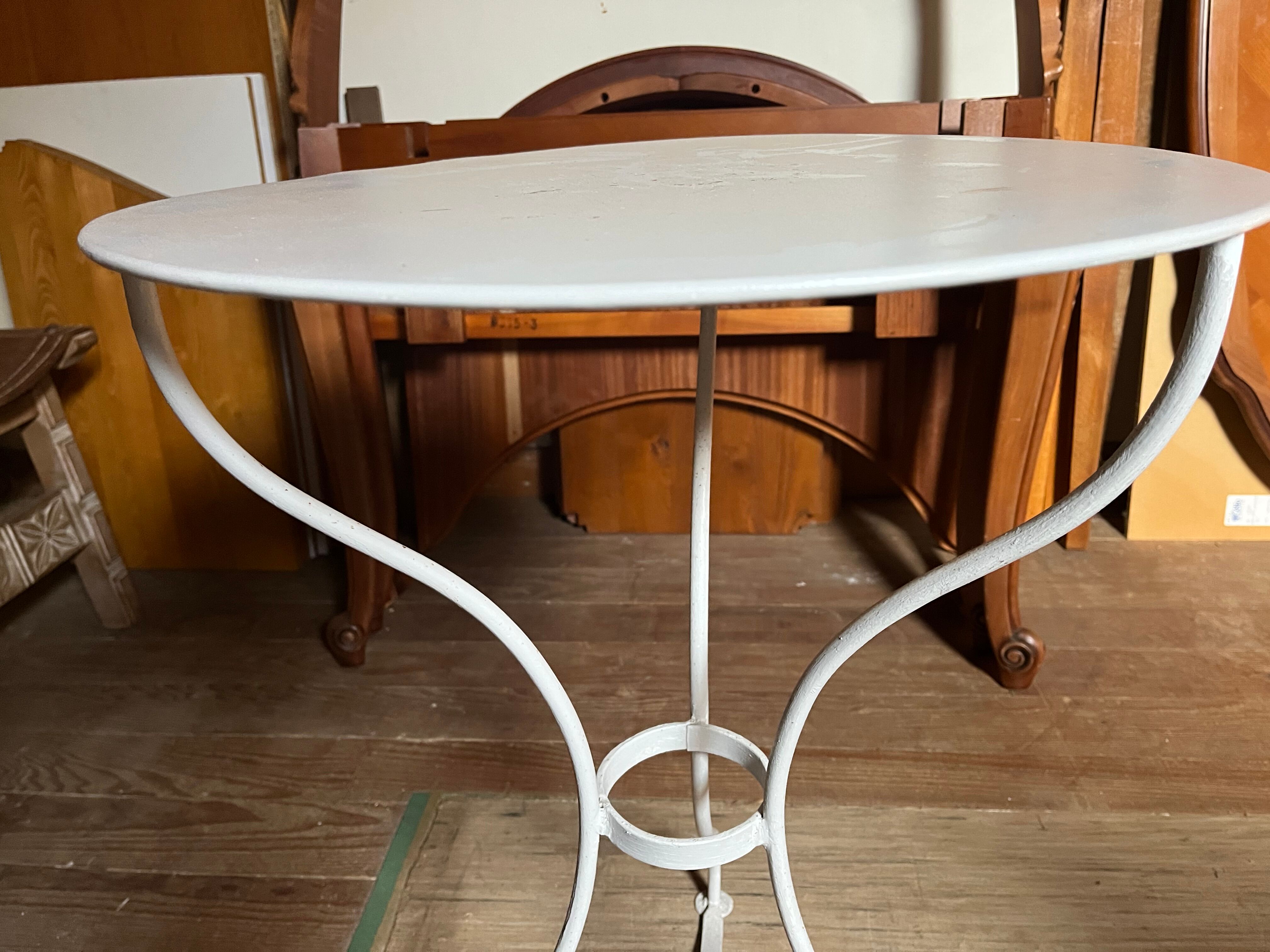 Antique metal table