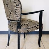 Chair bridge 50s art deco fabric