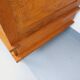Vintage oak wardrobe from the 1960s.