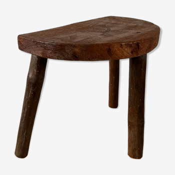 Tabouret de ferme tripode