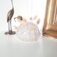 Vintage glass flower pick N4 made in France