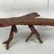 Wabia sabi rustic tree branch side table, Dutch 1960s
