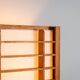 Paire de lampes murales en pin produites par Alda Sweden