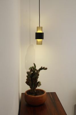 Suspension laiton Etna Uno par Johannes Hammerborg Føg & Mørup, années 1960