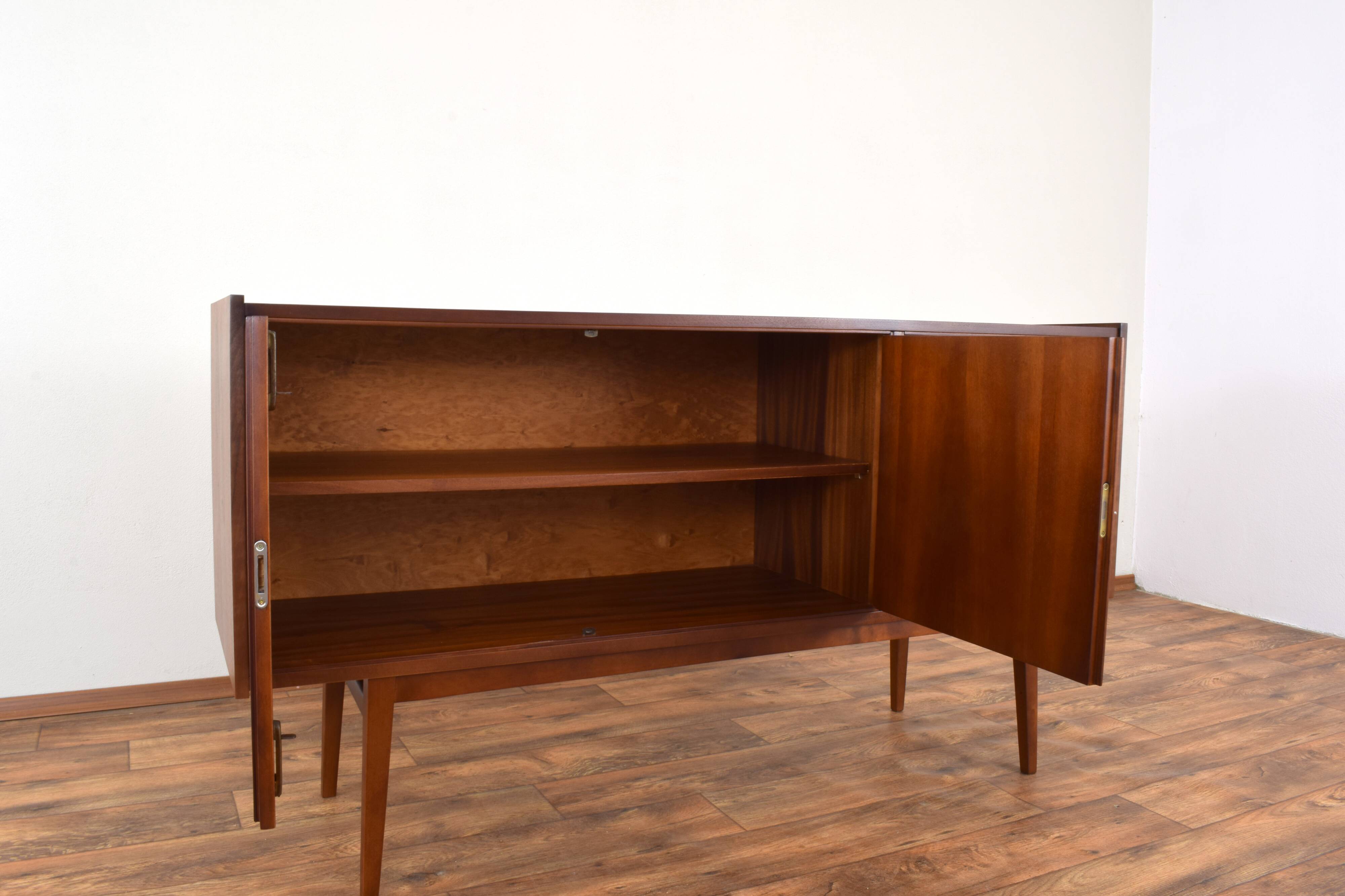 Mid-Century Walnut Sideboard by S. Albrecht, 1960s.