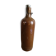 Ancienne bouteille en grès vernissé art populaire vintage