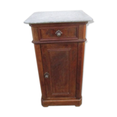 Table de chevet ancienne dessus marbre