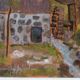 Swedish modern oil painting, 1956 Osvald Schalin (1897-1975)