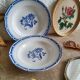 Set of two hollow plates Sarreguemines Canebiere vintage