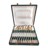 12 Christofle dessert spoons