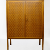 Silversmith in two-door teak 1960, léo bub