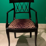 Pair of neo-etruscan armchairs