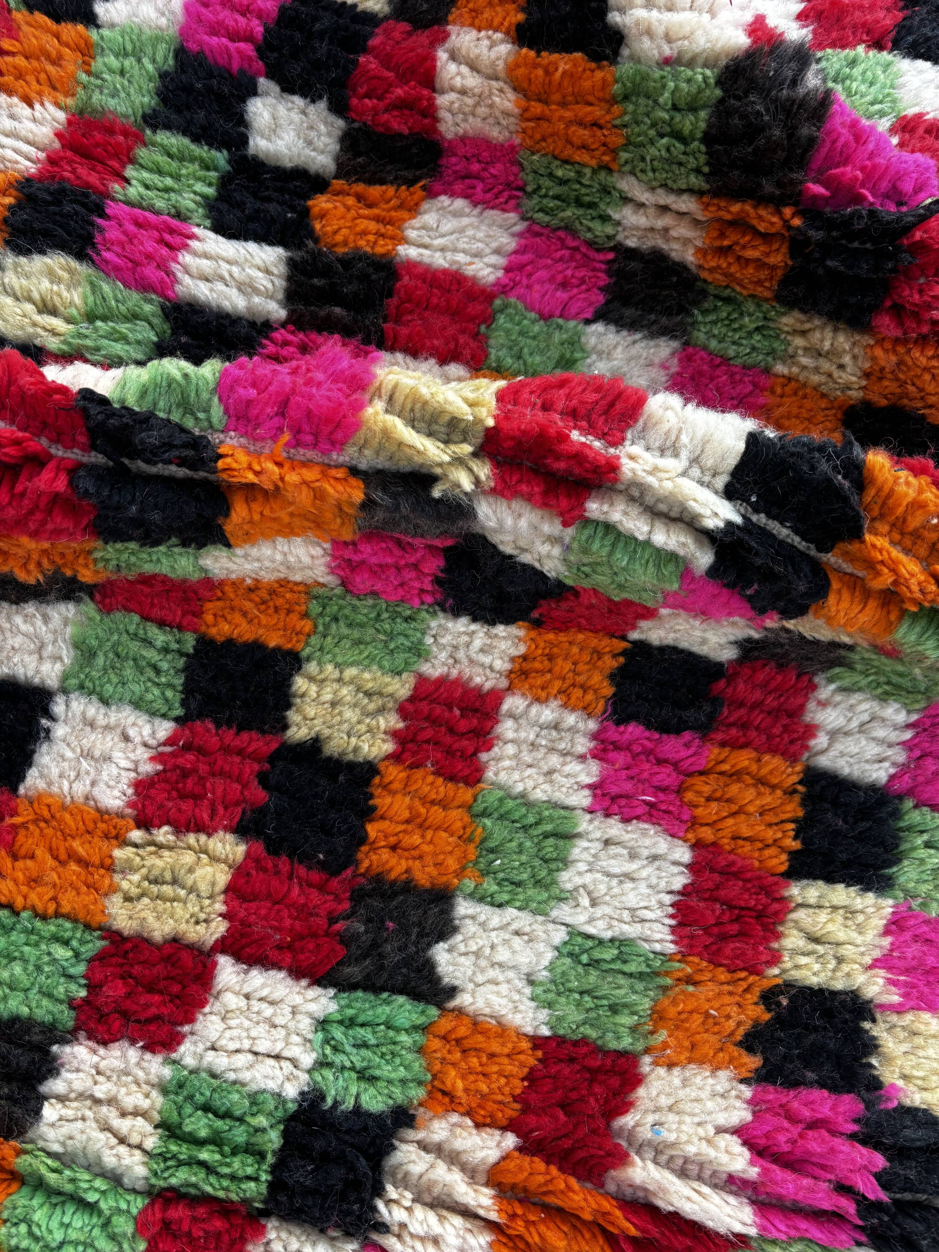 Berber Boujad rug in wool – 80 x 300 cm