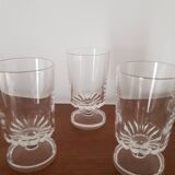 Set of 6 cavalier stemmed glasses