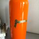 Vase opaline orange vintage