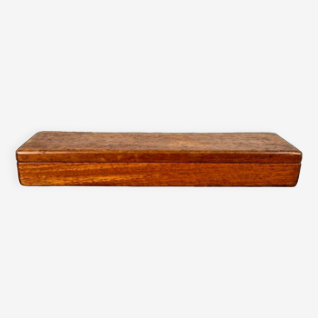 Small rectangular wooden box