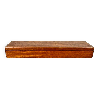 Small rectangular wooden box